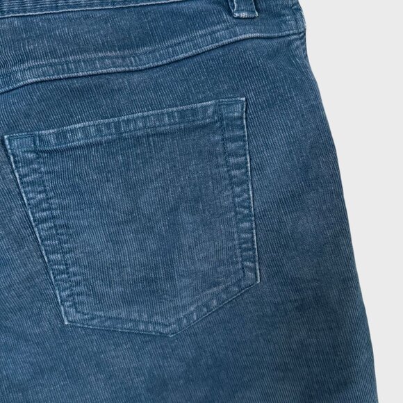 Carve Designs Oahu Corduroy Shorts Blue Women's Size 6 Mid-Rise Raw-Hem - Picture 7 of 11